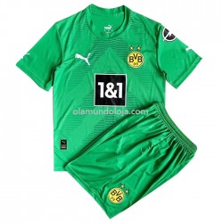 Camisola Borussia Dortmund Criança Equipamento Segundo 2022-2023 Manga Corta
